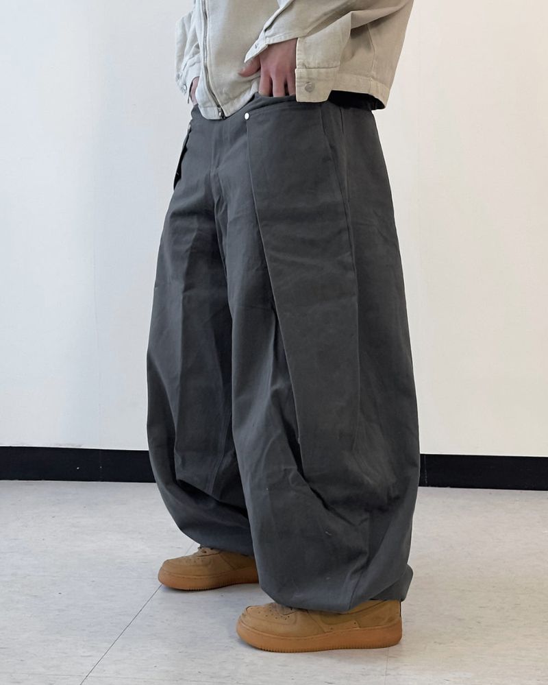 Cuff Bizo Balloon Cotton Pants