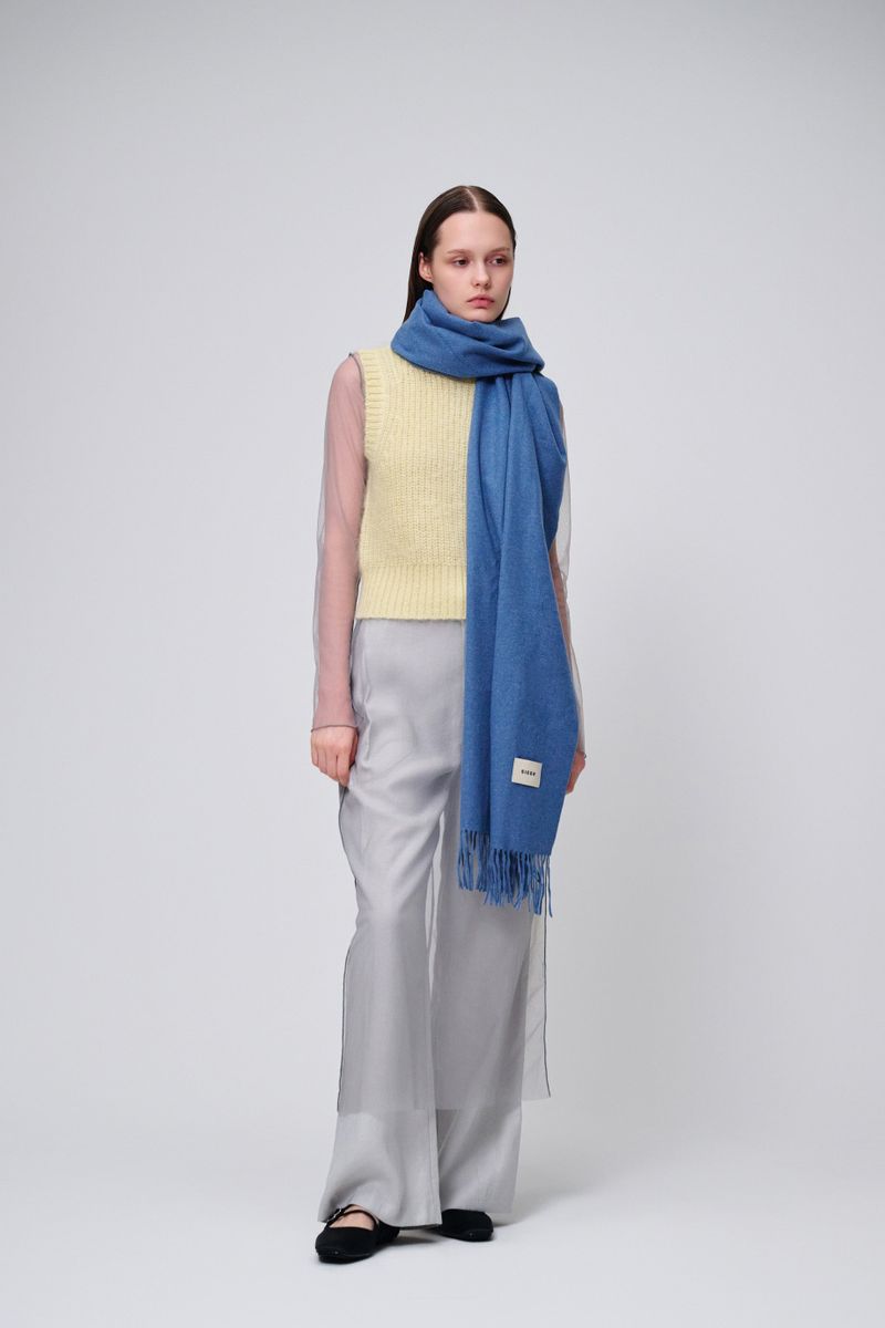 MARIEBEAR muffler_dustyblue