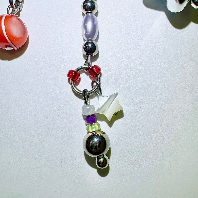 Punk mushroom keychain (3color)
