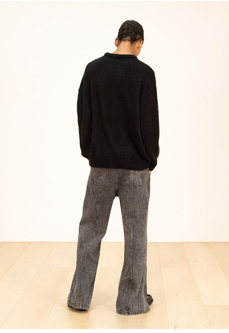 WOOL SOFT MOHAIR OVERSIZED KNIT