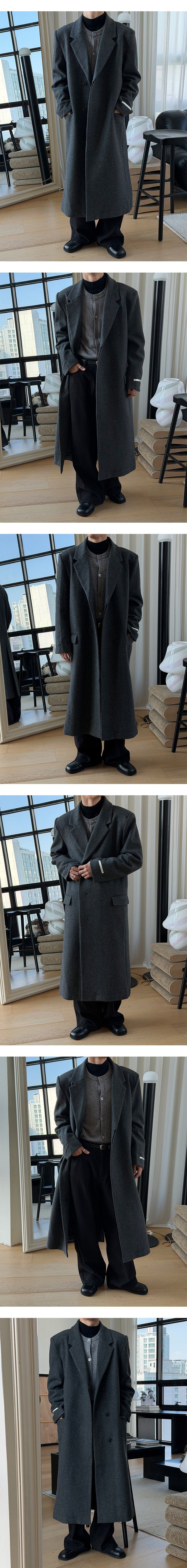 [HANDMADE] Hidden max wool coat(3color)