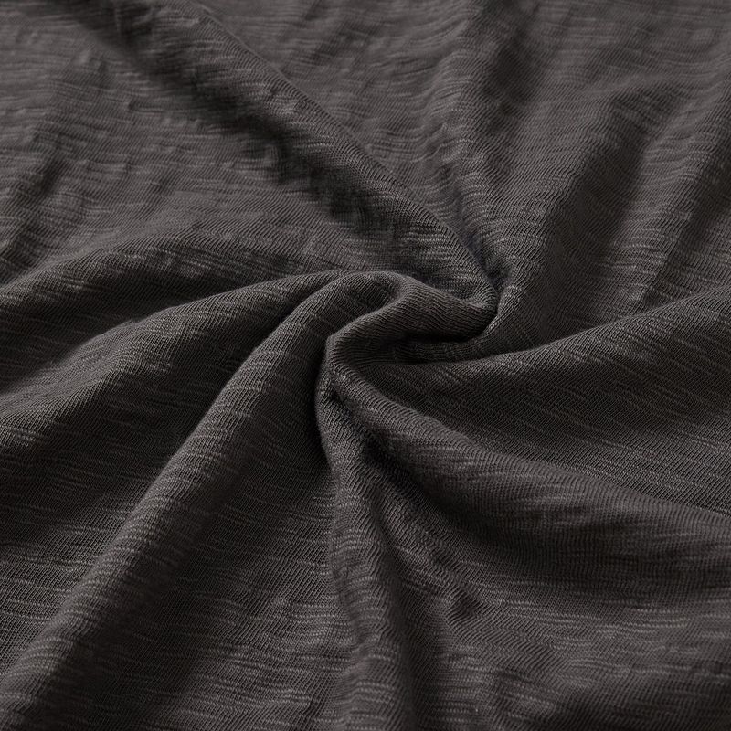 Crease half T-shirts / Charcoal