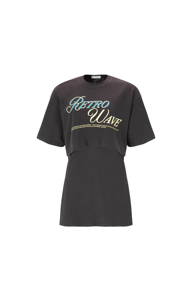 RETRO LAYERD -T _ DARK BROWN