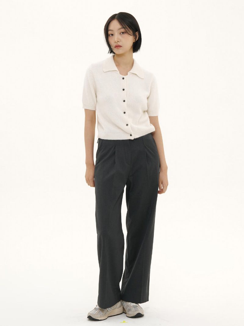 LETOILE(レトワール)の「DOUBLE BUCLE SLACKS WIDE PANTS(Pants)」