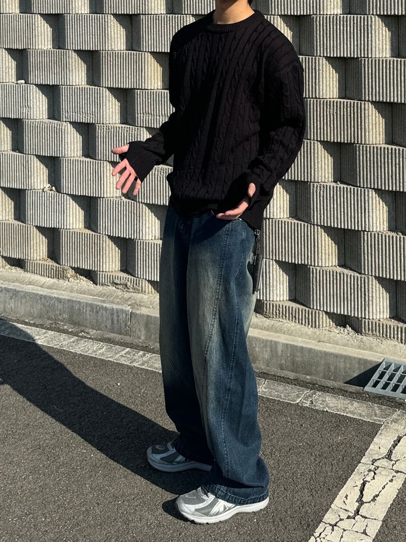 Warmer round knit (6color)