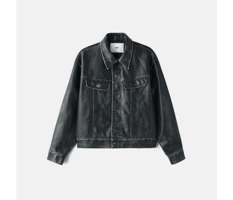 Vintage Crop Trucker Jacket