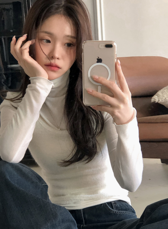 Terry U-neck Cap Short Sleeve Knit (2color)