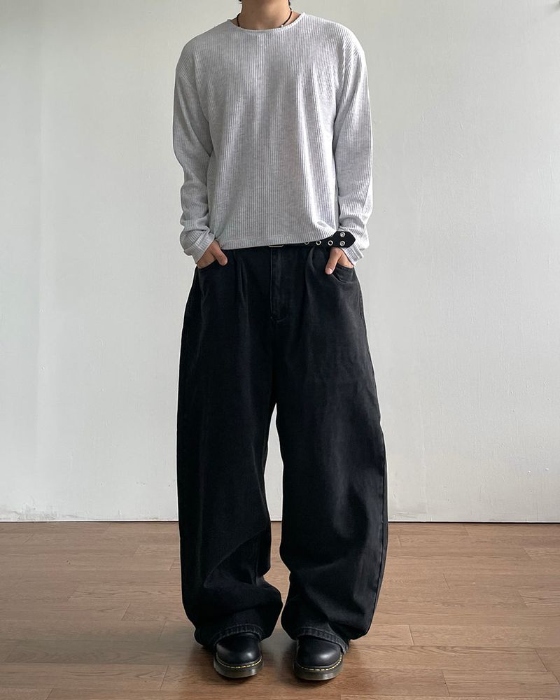 Soph Crop Waffle Long Sleeve