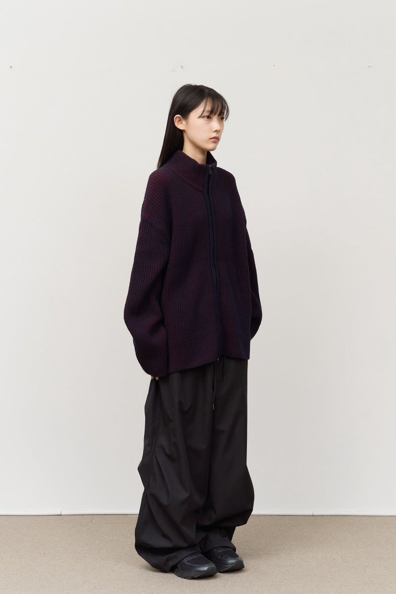 Meen Knitted Zip Up