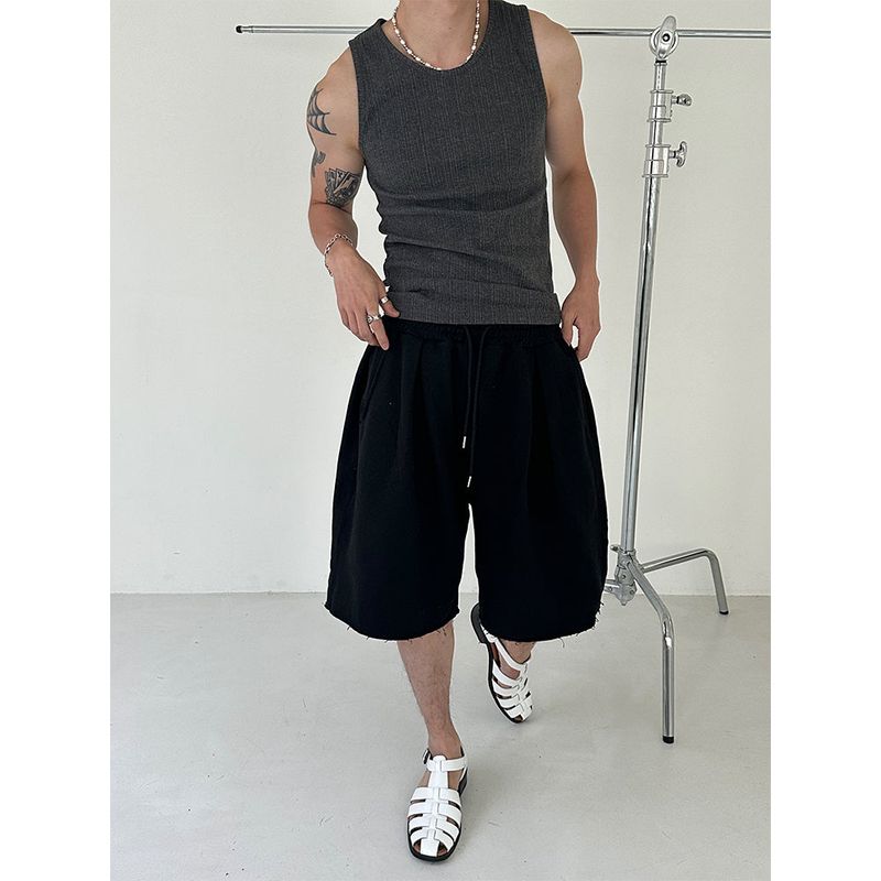 [MUSCLE FIT] Thin golgi sleeveless (4color)  