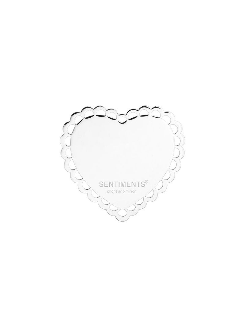 SENTIMENTS（サンティマン）の「NO.602 [SILVER] HEART MIRROR PHONE GRIP（Smartphone Accessories）」