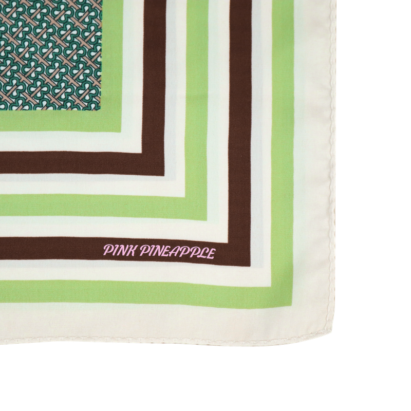 PASTEL CLOVER SCARF