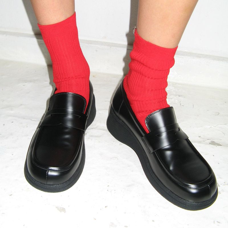 Penny 0045. Platform Loafers - 2colors