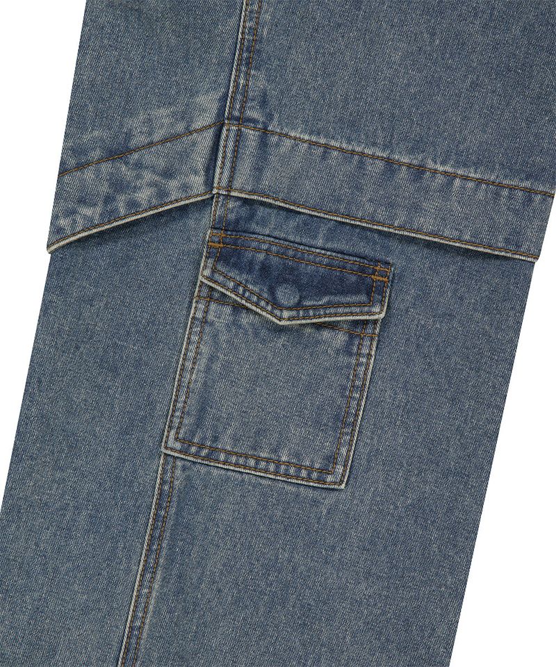 WIDE CARGO DENIM PANT