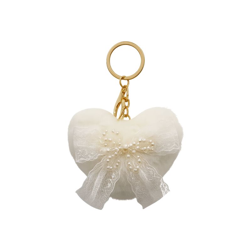 PINK PINEAPPLE(ピンクパイナップル)の「SWEET RIBBON HEART KEYRING(Toys/Key Holders)」