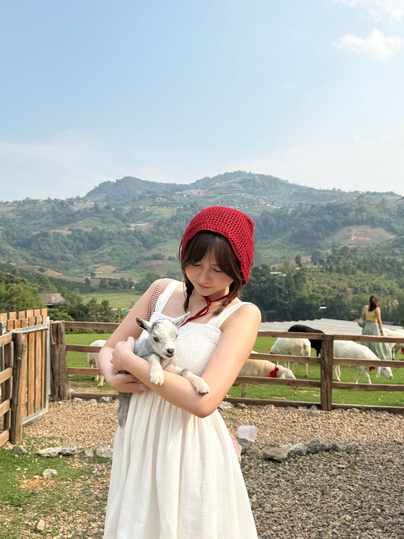 クロシェ編み バンダナ