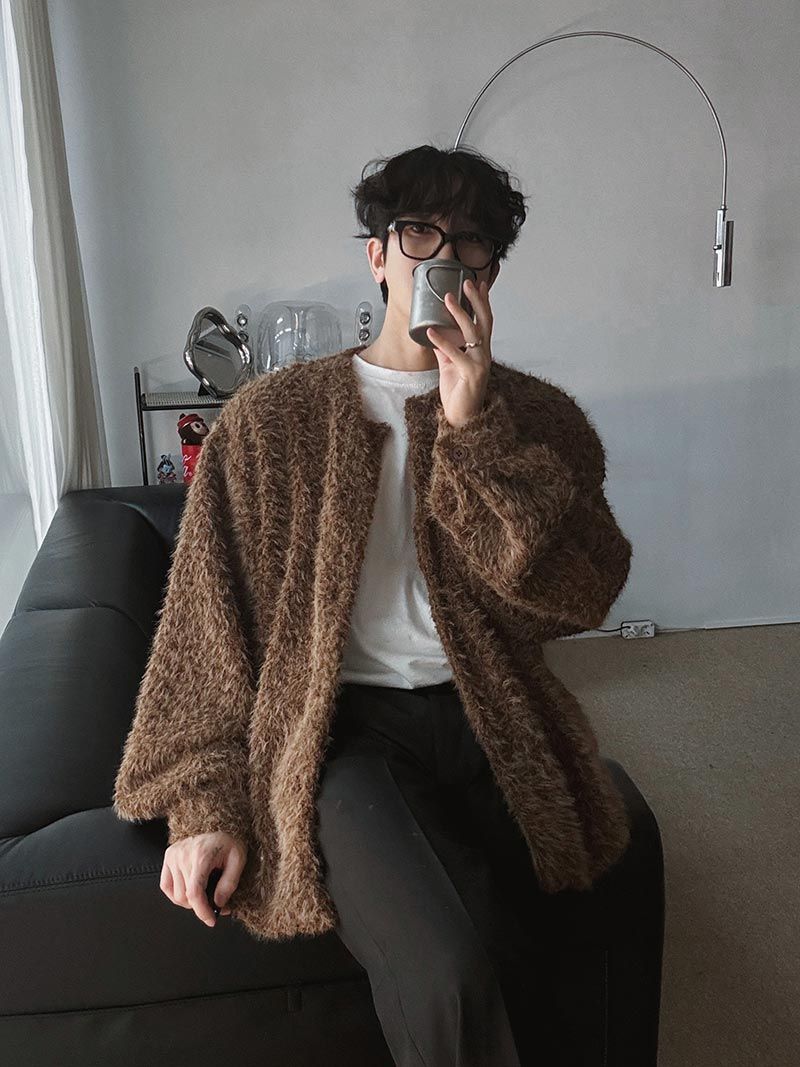 ASCLO Cloud Fur Cardigan (4color)