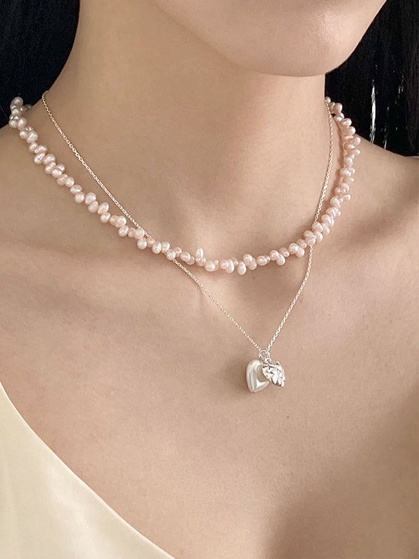 Cushion Heart Necklace