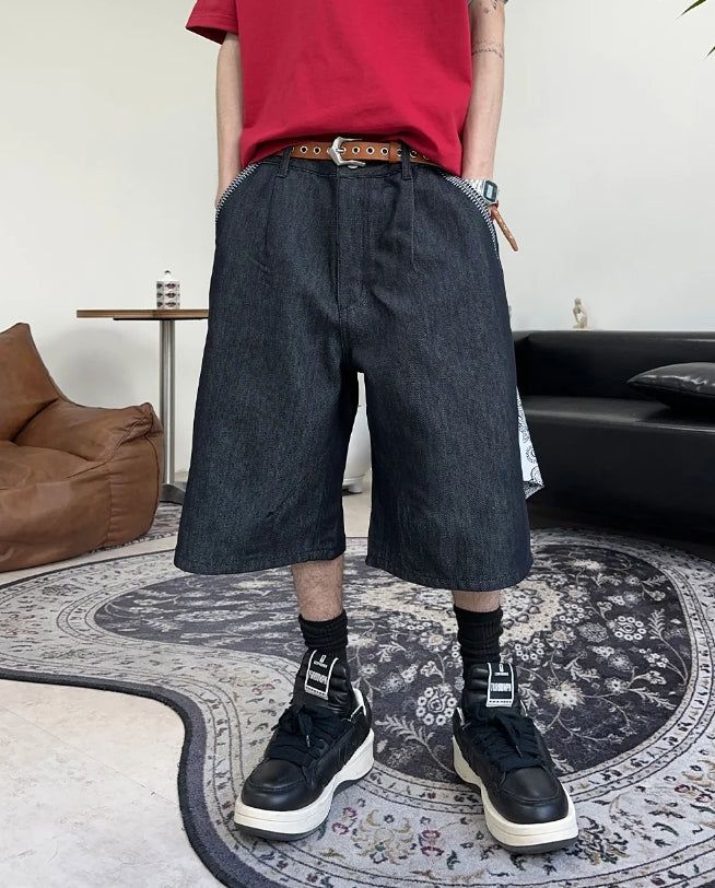 SATIIIZ（サティーズ）の「Rocky Spider Bermuda Denim Pants（Pants）」