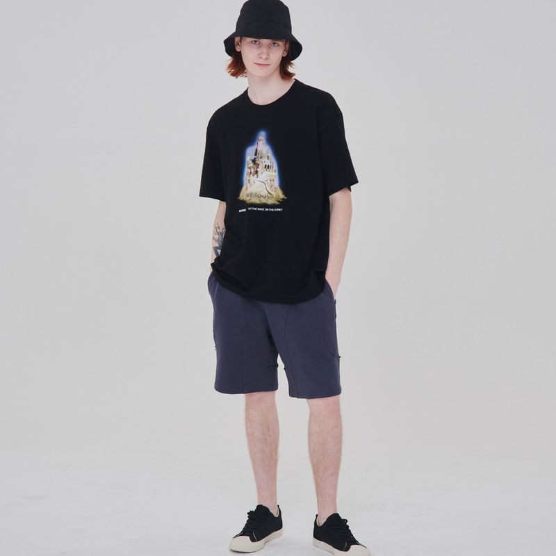 Sandcastle T-Shirt Black
