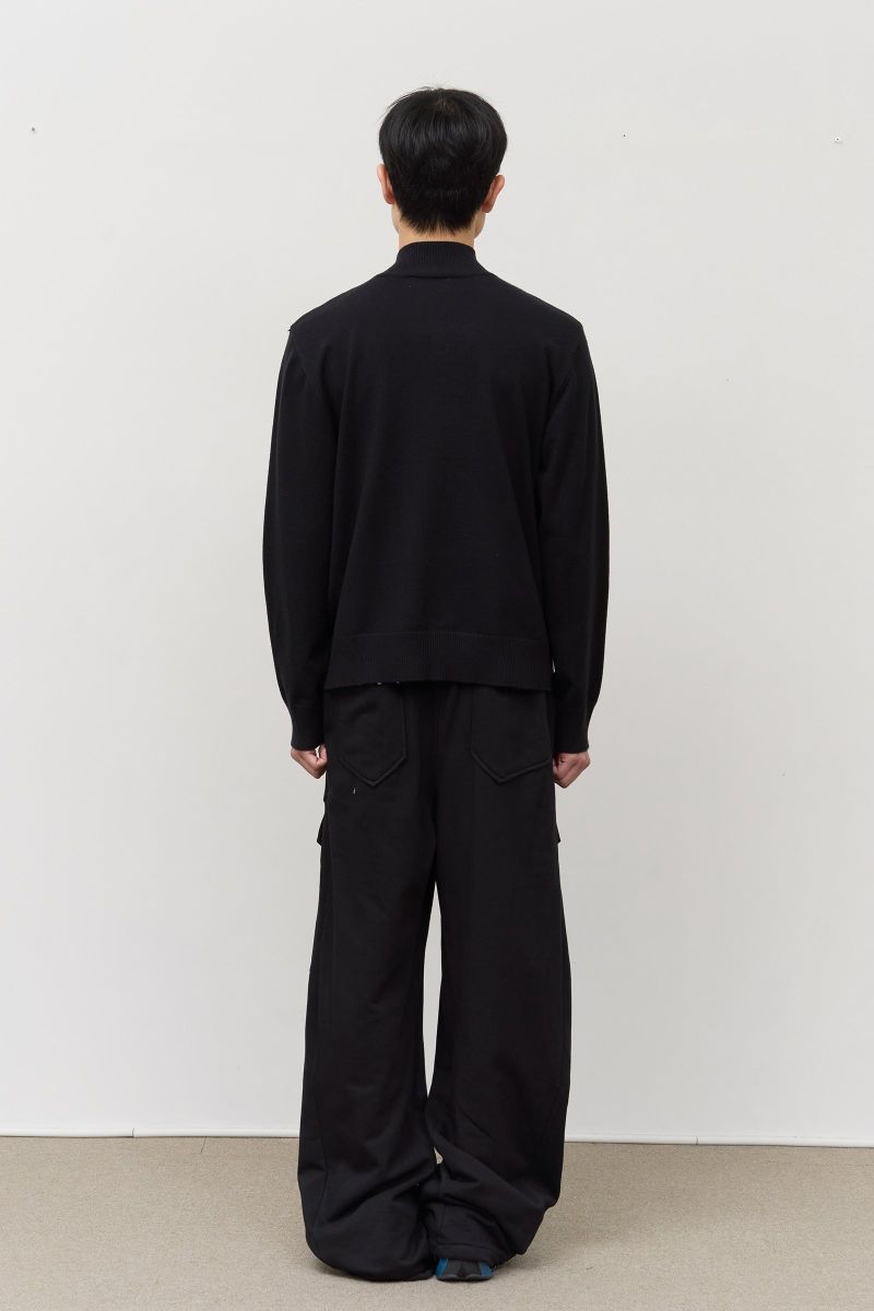 Nito Slash Knitted Zip Up
