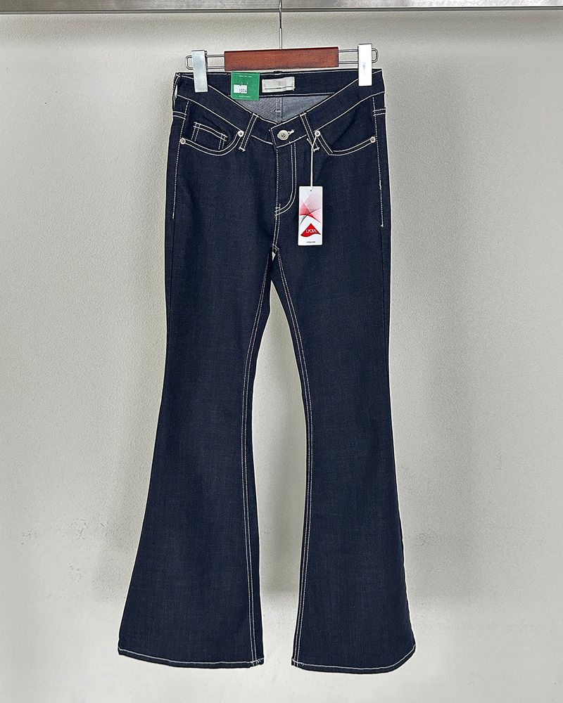 Mark Stitch Raw Bag Bootcut Jeans