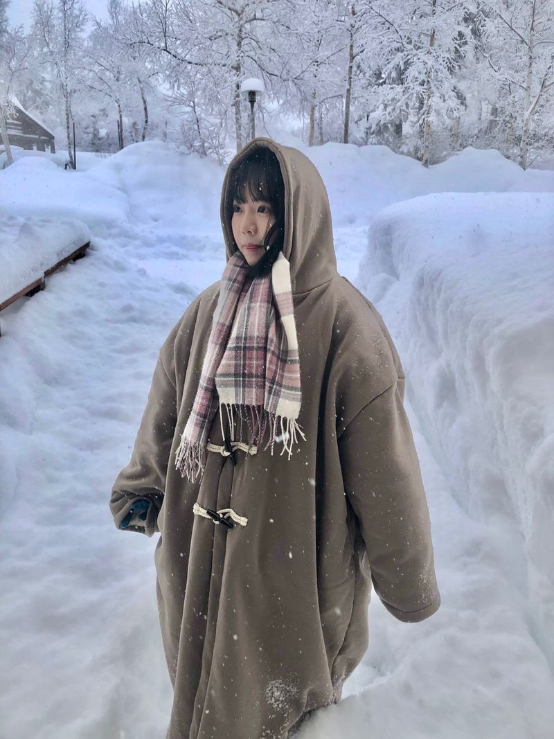 Aomori hood duffle coat