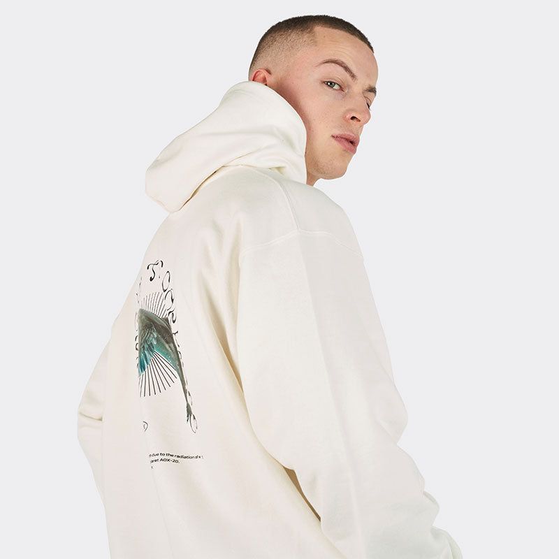 Glowing Birphin (Bird + Dolphin) Hoodie (White)