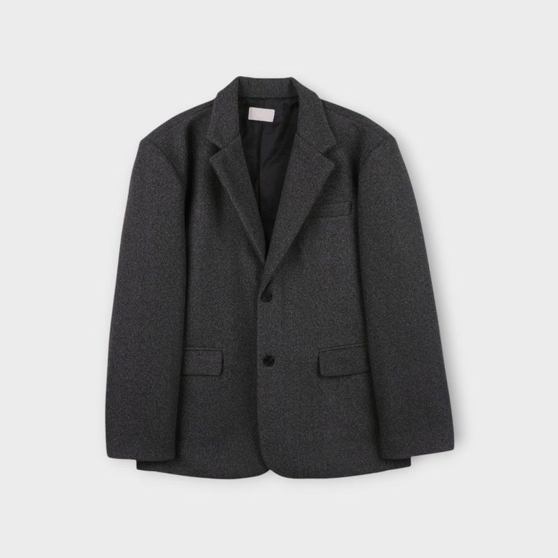 ASCLO Minimal Wool FW Blazer (2color)