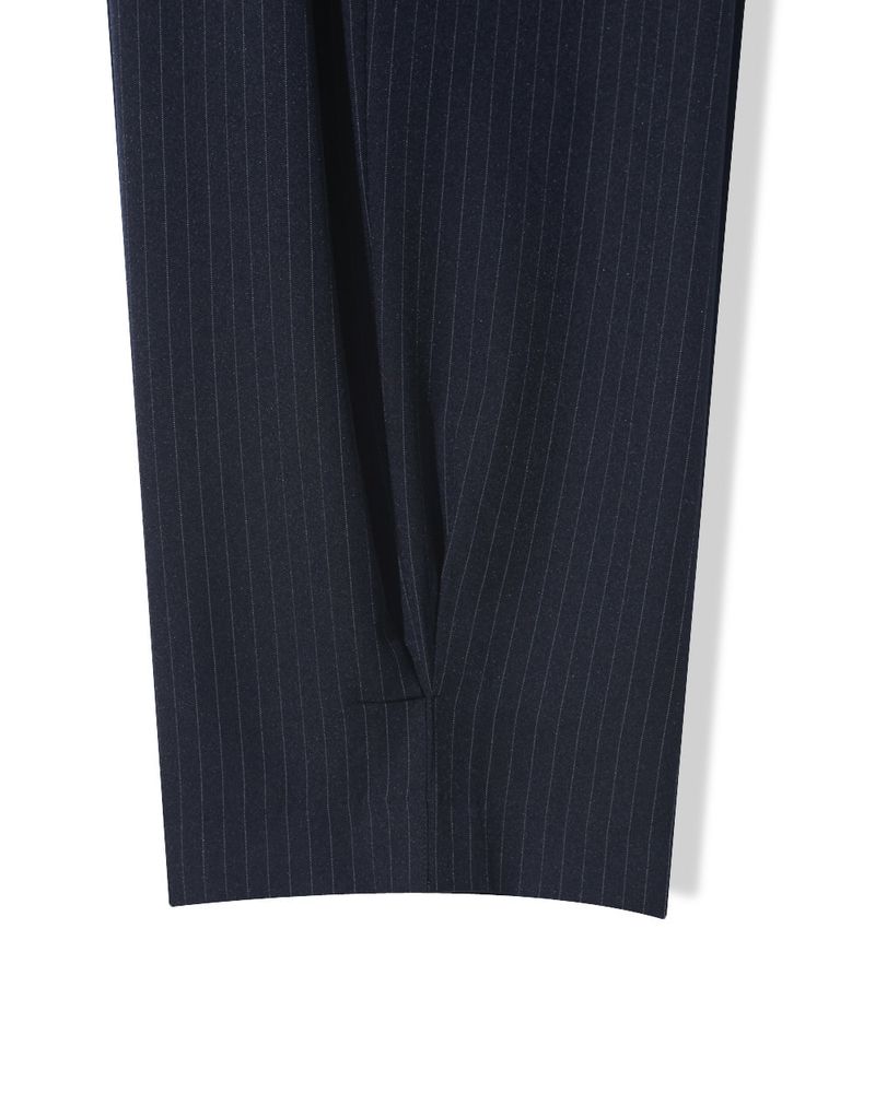 Lentic Side Pintuck Striped Slacks