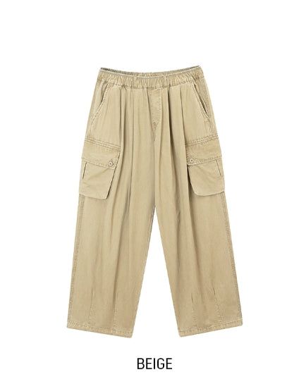 [Planned Product] Summer Pigment Strap Cargo Balloon Pants
