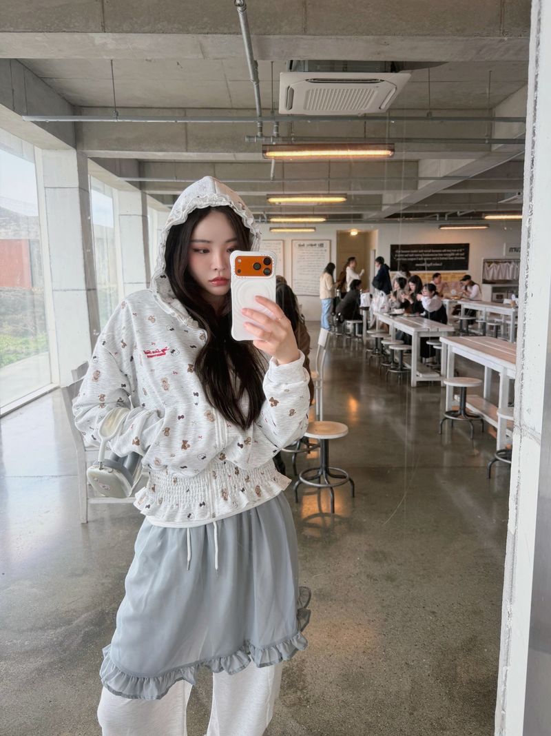 Chiffon Wrap Layered Banding Pants