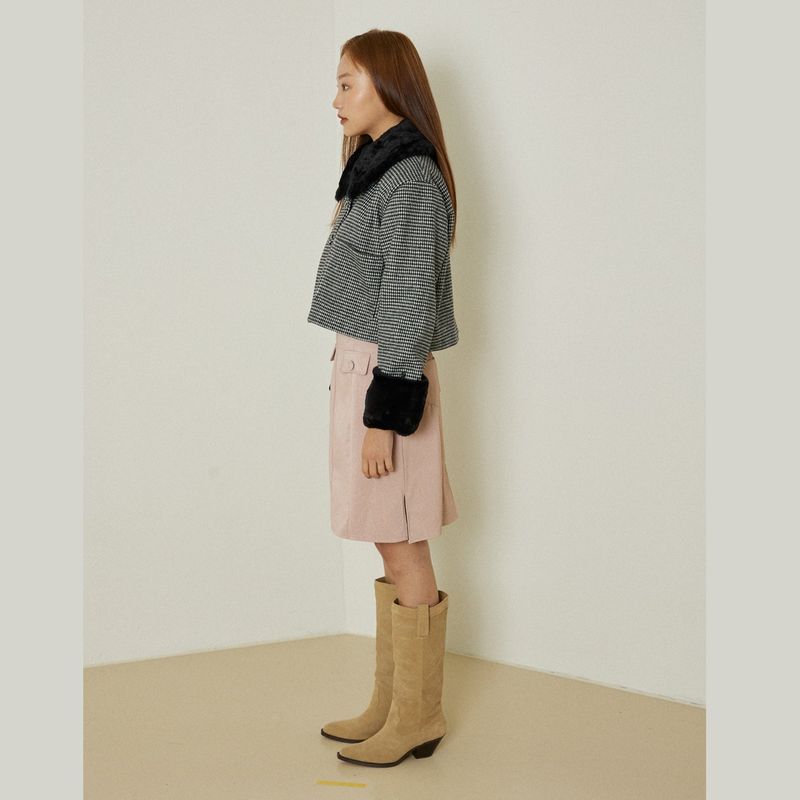 Posh short coat (black)