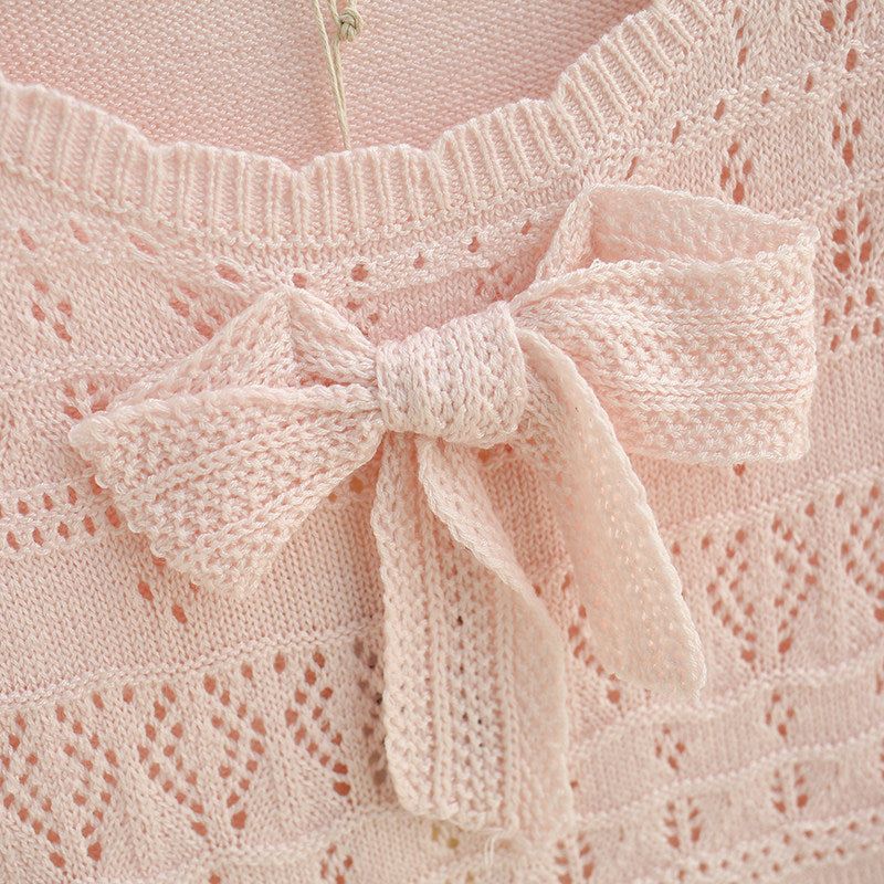 Celly Ribbon Short Sleeve Knit