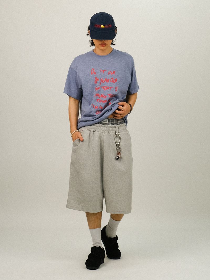 DO チェック トランク レイヤード スウェット パンツ