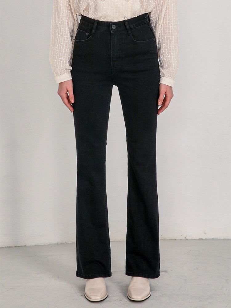 WAAR(ワル)の「W53 LONG SEMI BOOTS CUT DENIM PANTS(Pants)」