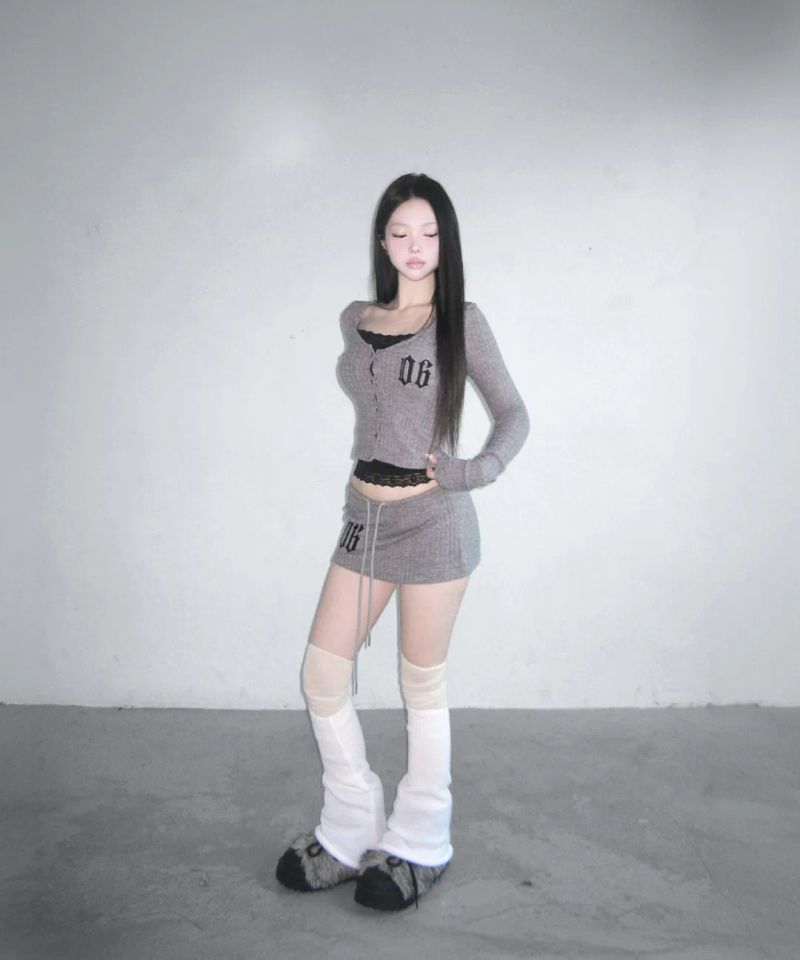 chrome cable knit cd (3colors)