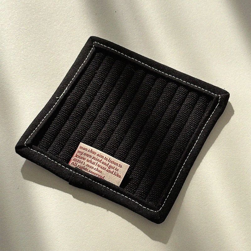 Coffee&Tea coasters 2PCS (Black)