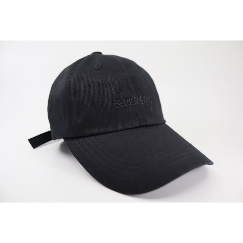 RAWTHANG BALLCAP BLACK(black logo)