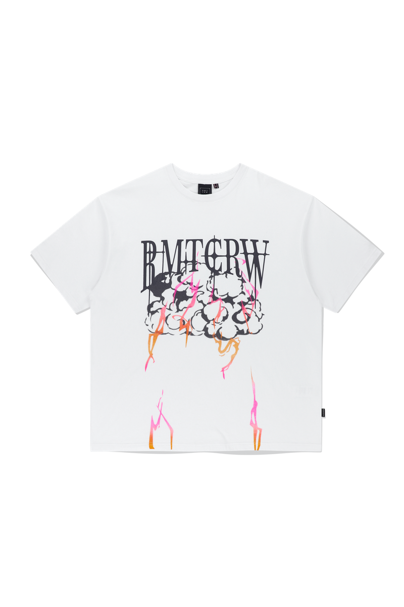 VOLUME LOGO THUNDER CLOUD TEE SHIRT