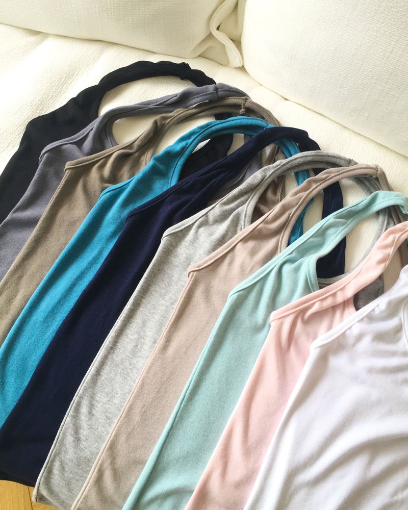 Uzel Halter Neck Slim Sleeveless Top