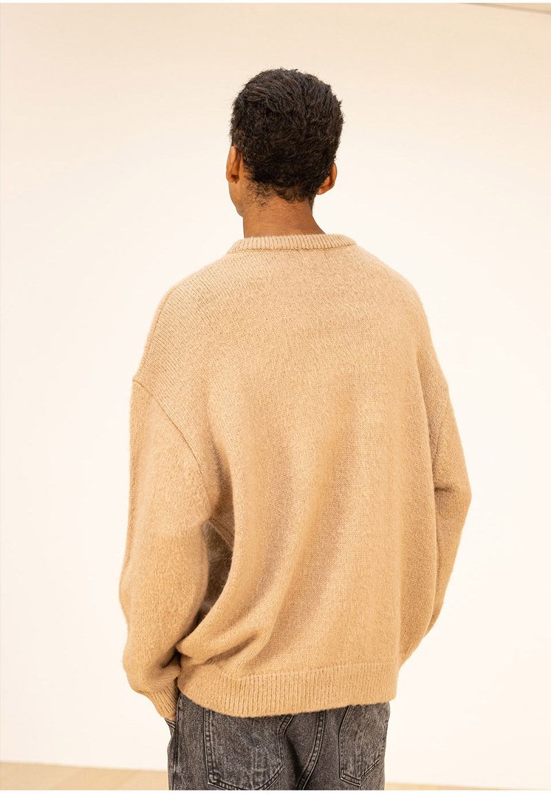 WOOL SOFT MOHAIR OVERSIZED KNIT