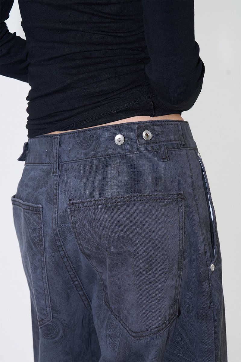 Mora paisley curved pants