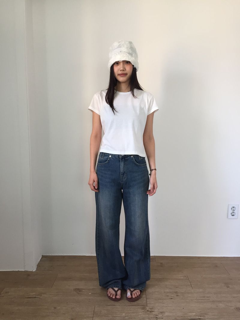 Abe Cap Sleeve T-shirt (5color)