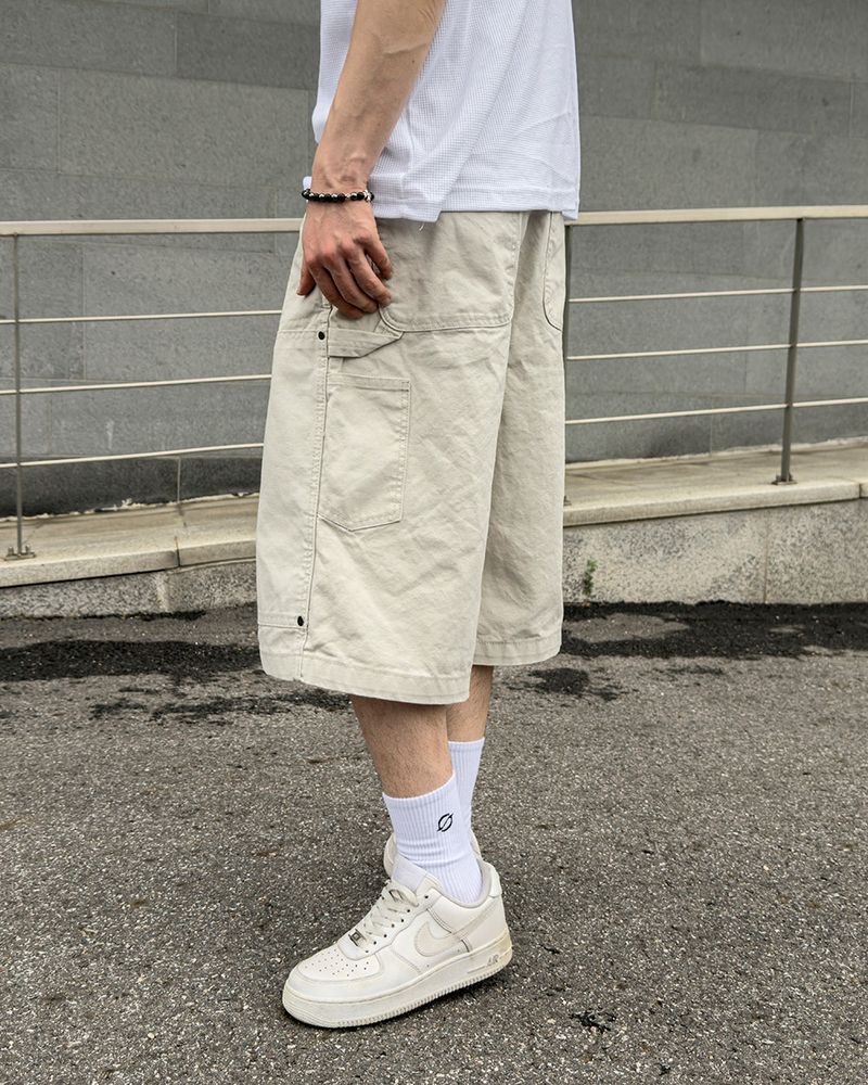 Carbon Double Knee Bermuda Pants