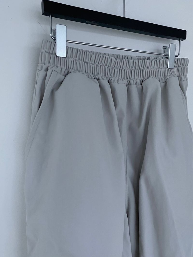 Offbeat Silver Ring Nylon Balloon Pants 2C