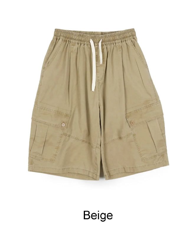 Sepi Washed Cargo Bermuda Pants