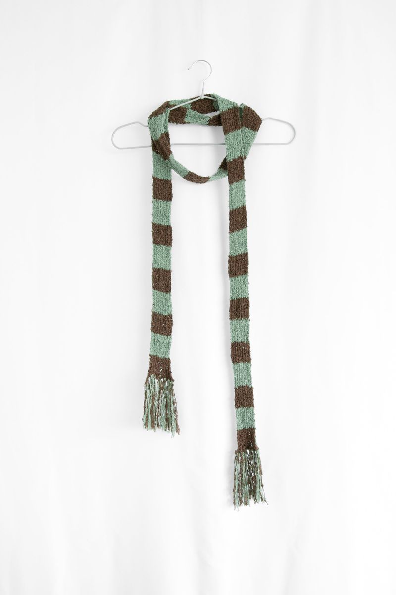fringe knitting long muffler(5colors)