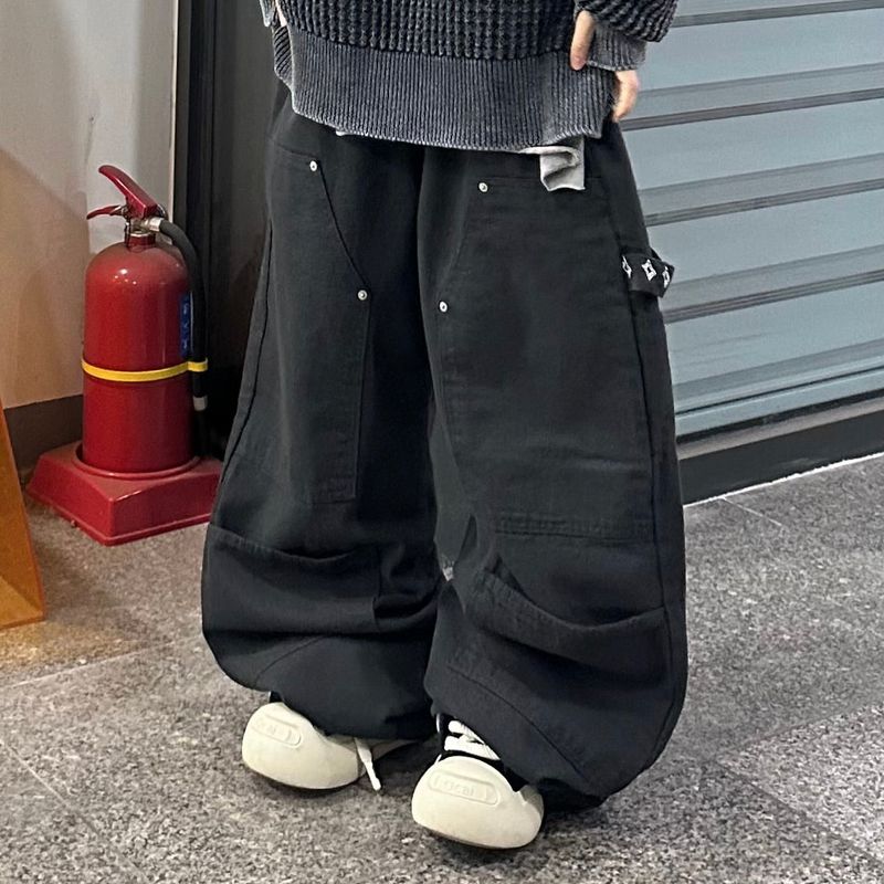 PEARCLAN(ペアクラン)の「martin embroidered double-knee pants(Pants)」
