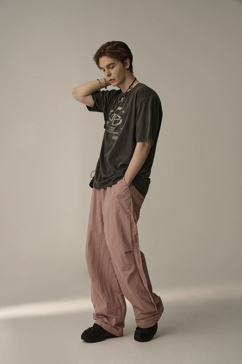 PIGMENT STARLIGHT T-SHIRTS(CHARCOAL)